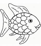 Fish To Color sketch template