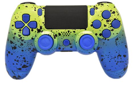 Blue & Green Fade PS4 Controller