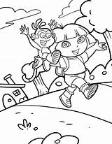 Dora Coloring Pages  Free Printable For Kids sketch template