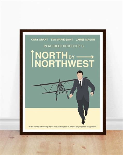 North By Northwest Poster Alfred Hitchcock Poster Movie Art