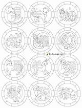 Chinese Zodiac Coloring Pages  Home sketch template