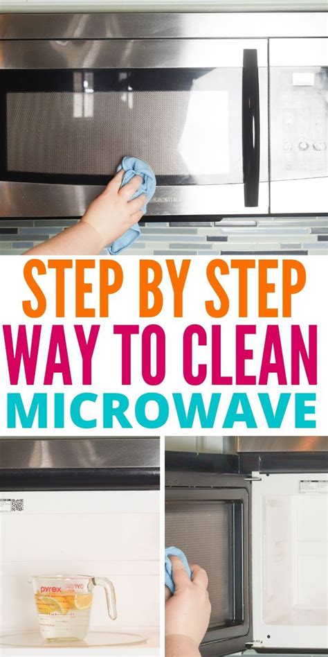 How to Clean a Microwave with Vinegar & Step by Step Photos - Pantry ...