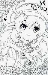 Genshin Impact Coloring Pages  Printable Free GBcoloring sketch template