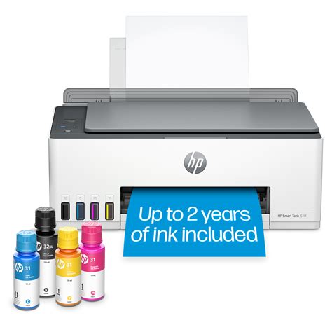 HP Smart Tank 5101 Wireless All-In-One Supertank Inkjet Printer with up ...