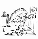 Coloring Pages Toilet sketch template