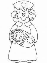 Dibujos De Enfermera Para Colorear E Imprimir– ColoringOnlyCom sketch template