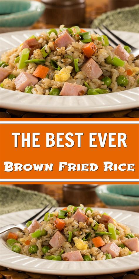 The Best Ever Brown Fried Rice | Recipe | Easy weeknight dinners, Fried rice, Five course meal