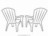 Chairs Coloring Page For Kids  Free Furnitures Printable sketch template