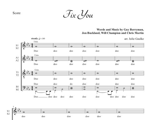 A Cappella Arrangements - Pianomom's Sheet Music