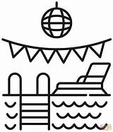Pool Party coloring page  Free Printable Coloring Pages sketch template