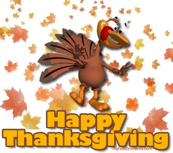 Happy Thanksgiving Day Animated & 3D GIF Cards & Image For WhatsApp