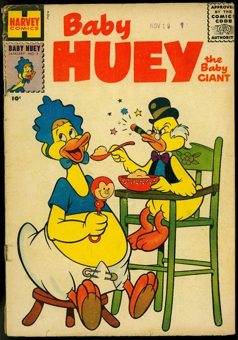 BABY HUEY THE BABY GIANT COMICS #3 1957-DRUG USE ISSUE RARE G/VG / HipComic