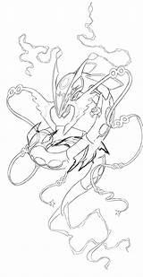 Legendary rayquaza Pokemon coloring Pages – Artofit sketch template