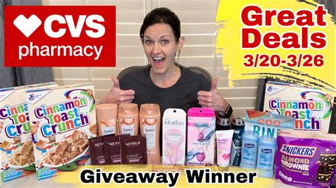 Awesome CVS Deals | Coupon Deals Week of 3/20-3/26 | Giveaway Winner ...