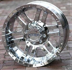 18 inch Chrome Moto Metal 951 wheels/rims Chevy Gmc HD Dodge 8 lug ...