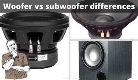 Woofer Vs Subwoofer Differences, Pros & Cons, And More