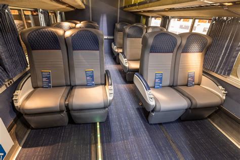 Superliner coaches modernised by Amtrak presented