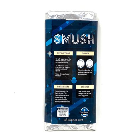 Mushroom Chocolate Bars - Smush Edibles - 3 Grams | Buy Shatter Online ...