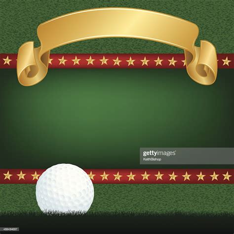 Golf Ball Banner And Stars Background High-Res Vector Graphic - Getty Images