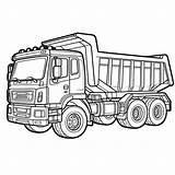 Dump Truck Coloring Free Printable Dump Truck Coloring Page For Boys sketch template