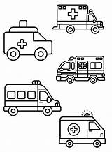 Ambulance Coloring Pages Printable For Free Download sketch template
