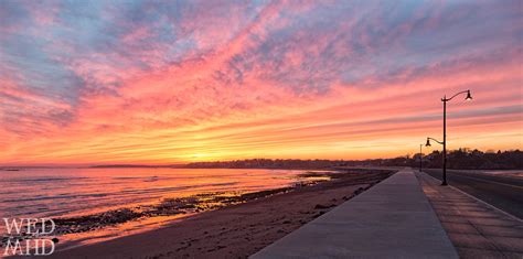 Last Night's Sunset - Devereux Beach, Marblehead, MA - Marblehead, MA