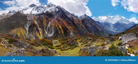 Mountains Panorama Himalaya Stock Photo - Image of nature, dynamic: 39939468