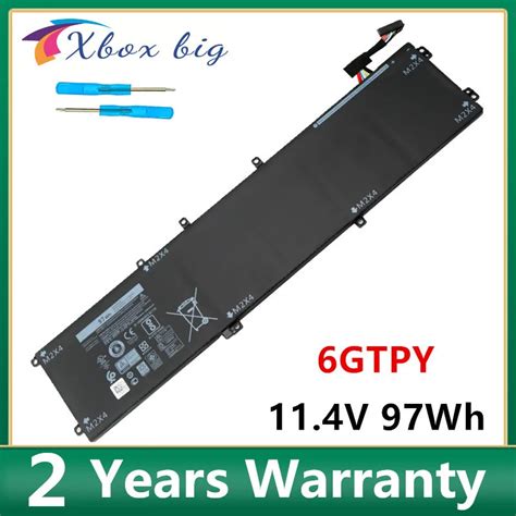 6GTPY Laptop Battery For Dell Precision 05041C9560 9570 M5520 M5530 XPS ...