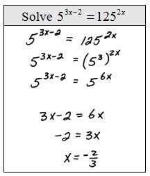 Solving Exponential Equations - roms pure