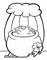 Pot Of Gold Coloring Pages  Best For Kids sketch template