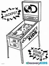 Pinball Coloring Pages sketch template