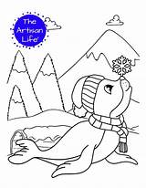 20  Free Printable Winter Animal Coloring Pages For Kids The Artisan Life sketch template