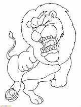 Singa Mewarnai Getcolorings Coloringhome Colouring Marimewarnai Sheet  sketch template