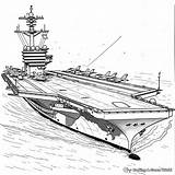 Aircraft Carrier Coloring Pages  Free & Printable sketch template