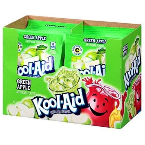 Kool-Aid Green Apple 48 Packets 6.3 g | Powdered Drinks Canada ...