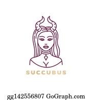 5 Succubus Logo Design Clip Art | Royalty Free - GoGraph