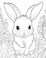 Rabbit Colouring In Printable Coloring Pages To Print Free sketch template