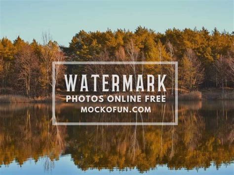 (FREE) Add Watermark to Photo - MockoFUN