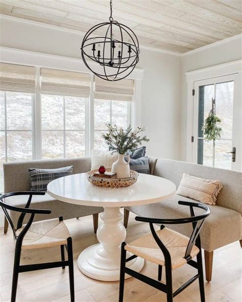 Contemporary Farmhouse Breakfast Nook - Soul & Lane