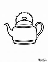 Tea Coloring Pages Free Printable PDFs  Invite Creativity sketch template