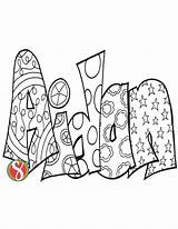 Free Aidan Name Coloring Pages — Stevie Doodles sketch template
