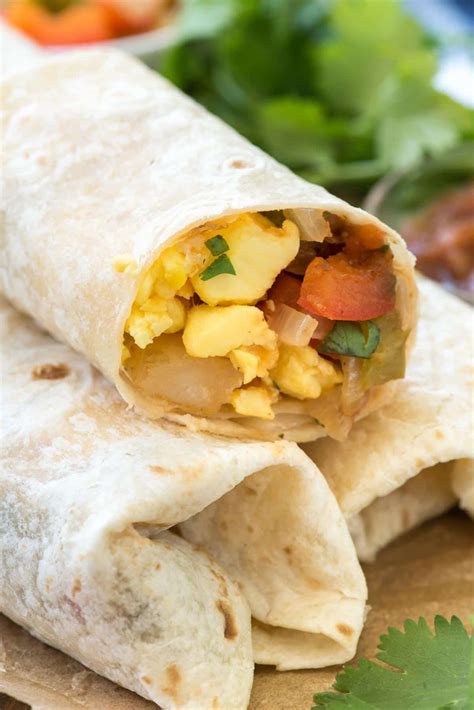 Easy Mexican Breakfast Burritos - Crazy for Crust