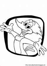 Woody Woodpecker Coloring Pages  Educational Fun Kids sketch template