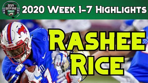 Rashee Rice 2020 Highlights [ Weeks 1-7 ] - YouTube