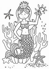 Free Printable Mermaid Coloring Page  Pages sketch template