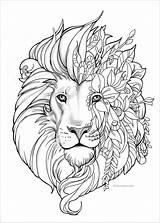 Lion Coloring Pages  ColoringBay sketch template