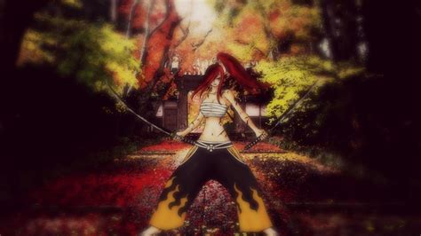 Erza Scarlet digital artwork, anime, Fairy Tail, Scarlet Erza HD wallpaper | Wallpaper Flare