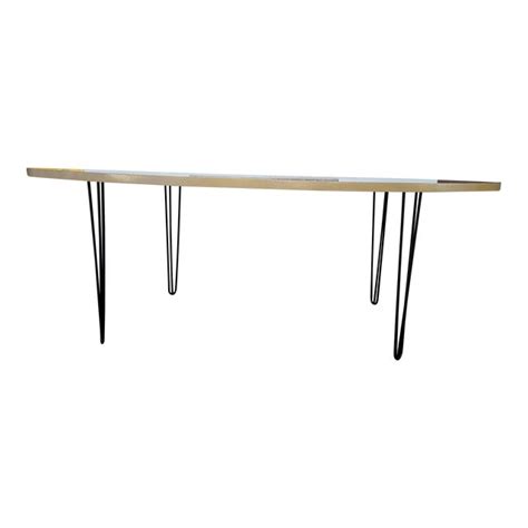 Contemporary Modern Oval Dining Table. | Chairish