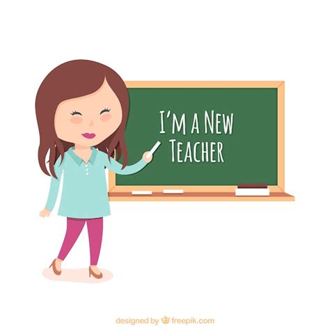 Teacher illustration Vector | Free Download