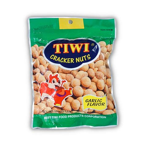 TIWI CRACKER NUTS – GARLIC – TIWI Foods